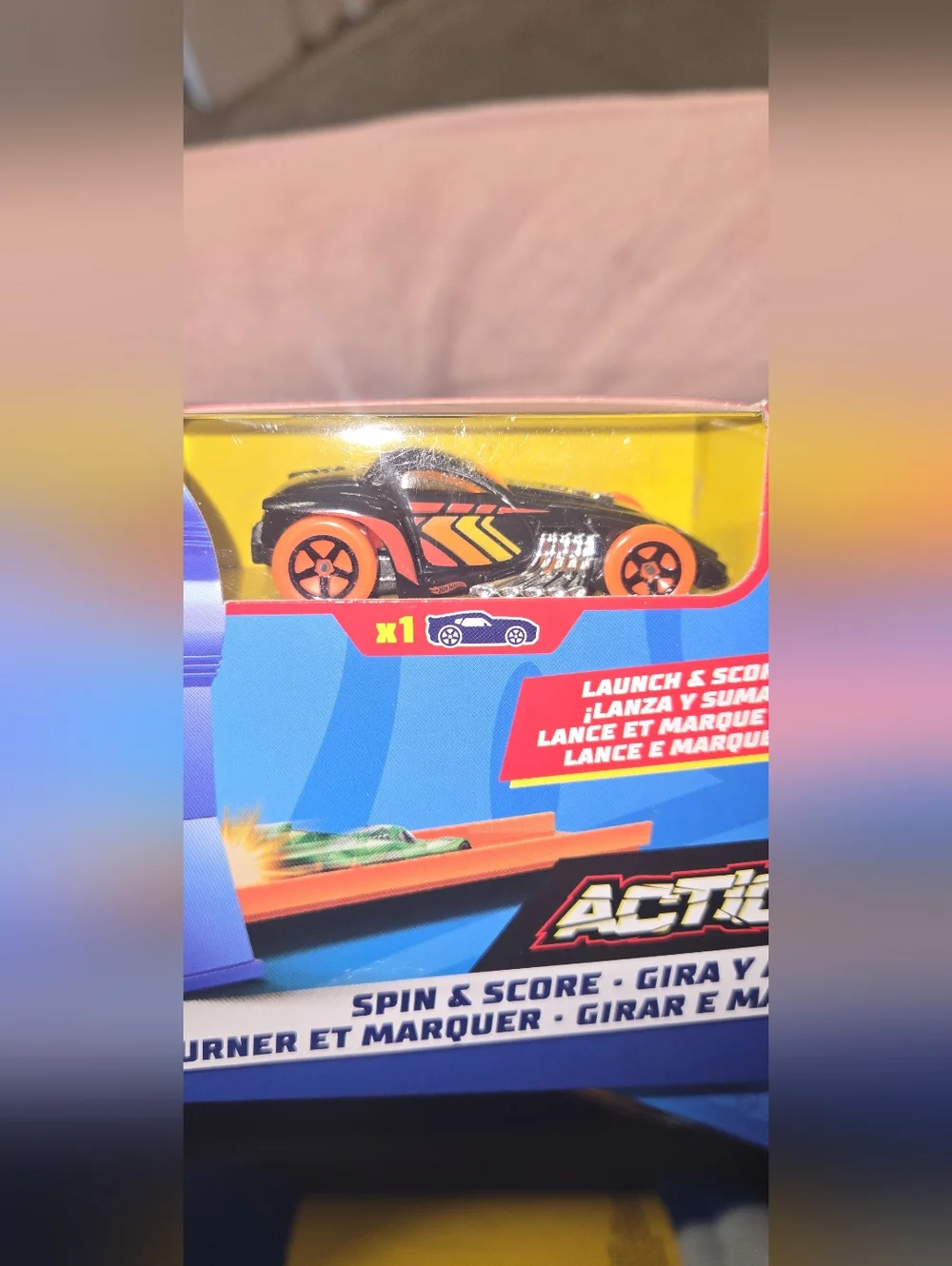 Kids Playset Of 3 - Blue & Yellow MegaMat Action Track